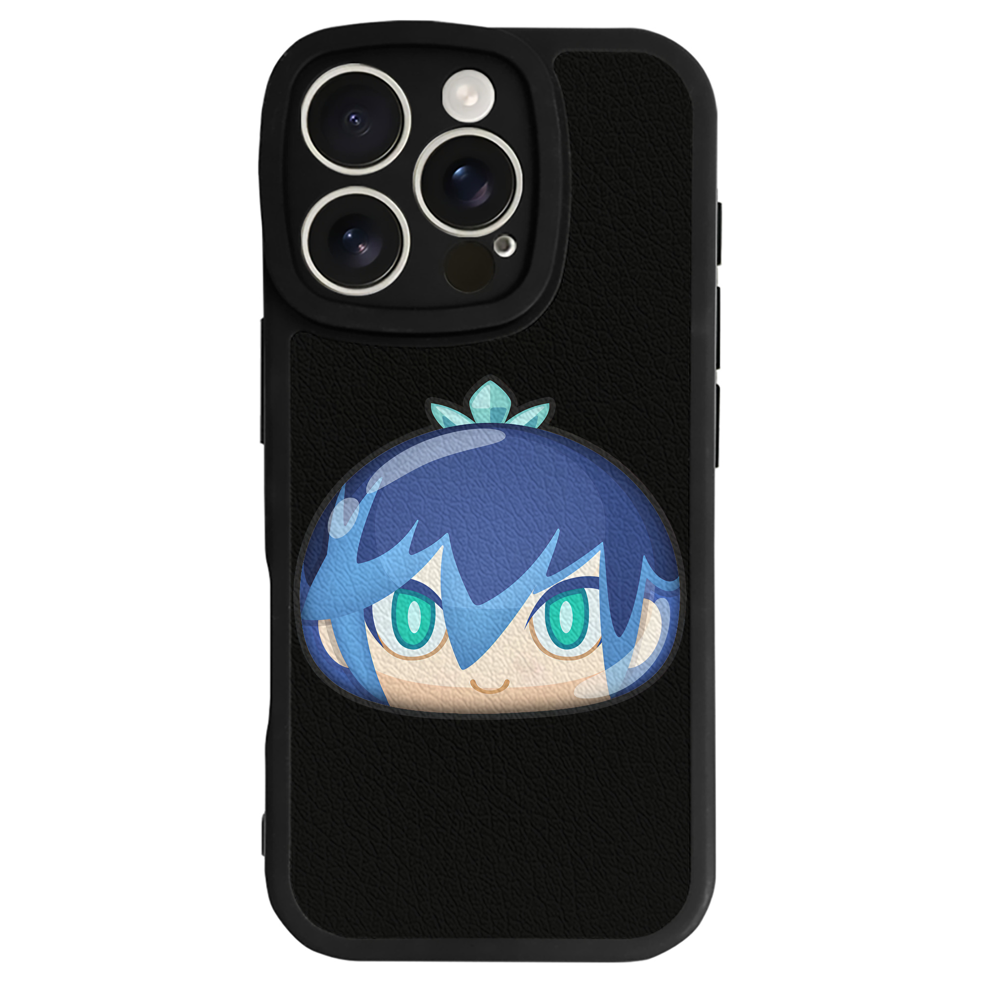 （画像用） 妖怪ウォッチ Yo-kai Watch 【iPhone 16シリーズ対応】シリコンスマホケース（レザー調） 材質：シリコン